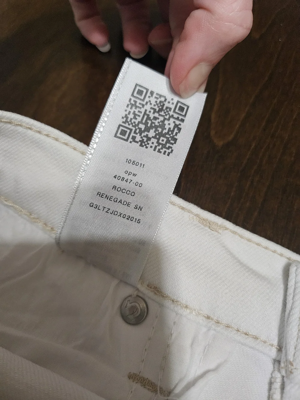 Men's True Religion Rocco Slim White Jeans 34x32